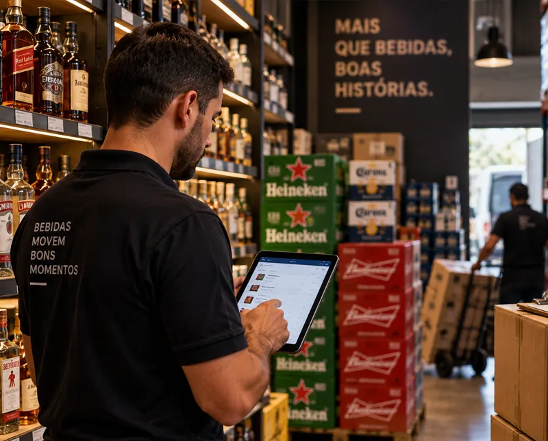 Sistema de gestão integrado à rotina de uma adega e distribuidora de bebidas